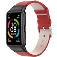 Шкіряний ремінець для годинника Huawei Band 6, Red