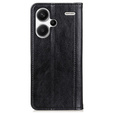 Чoхол до Xiaomi Redmi Note 13 Pro+, Wallet Litchi Leather, чорний