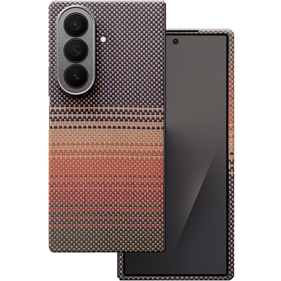 Чехол для Samsung Galaxy Z Fold6 5G - магнитное арамидное волокно, оранжевый