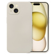 Чехол до iPhone 15 Plus, Silicone Lite, бежевый