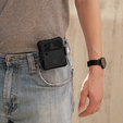Броньований чохол для Samsung Galaxy Z Flip 4 5G, Dexnor Clip Holder, чорний