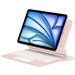 Чехол-клавиатура для iPad Air 11" 2024, Magnetic Keyboard Touchpad, розовый