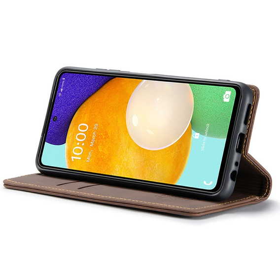 Чохол-сумка для Samsung Galaxy A53 5G, Leather Wallet Case, кава