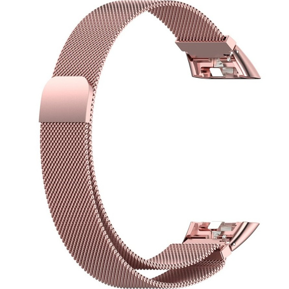 Браслет Milanese Fine Mash 2 до Huawei Band 6 / Honor Band 6, Rose Gold