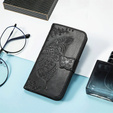 Чохол-книжка для Motorola Moto G15 / Motorola Moto G15 Power, Butterfly, чорний