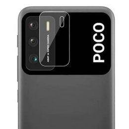 Закаленное стекло камеры для Xiaomi Poco M3, синий