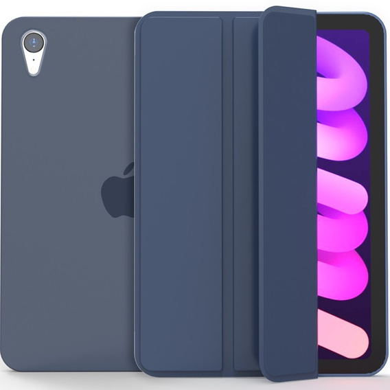 Чехол для iPad mini 8.3" 2021 (6 gen.) / iPad mini 8.3" 2024 (7 gen.), Smartcase, темно-синий