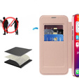 Откидной чехол для iPhone 16, RFID Wallet MagSafe CamShield, розовый