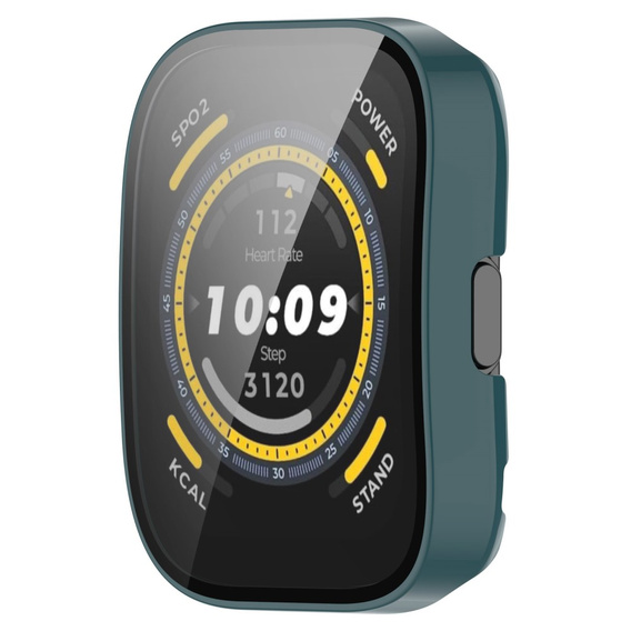 Чохол 2в1 + загартоване скло для Amazfit Bip 5, зелений
