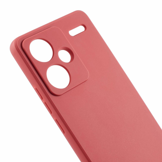 Чехол до Xiaomi Redmi Note 13 Pro+, Silicone Lite, красный