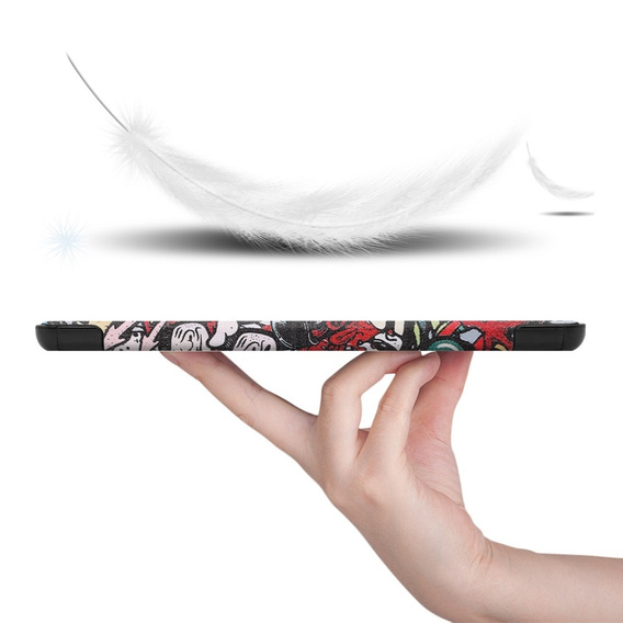 Чехол для Samsung Galaxy Tab S10 Lite / S10 FE / S9 FE, с откидной крышкой, graffiti