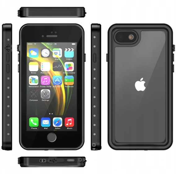 Водонепроникний чохол IP68 для iPhone 7/8/SE 2020/SE 2022, чорний