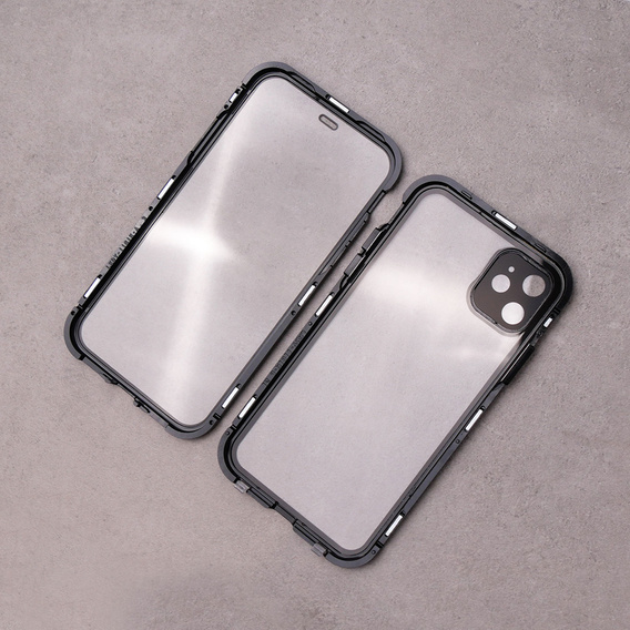 Чохол для iPhone 11, Magnetic Dual Glass, чорний