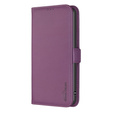 Откидной чехол для Xiaomi Redmi Note 13 5G, BINFEN Wallet, тёмно-фиолетовый