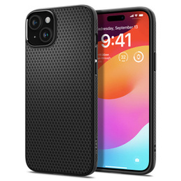 Чoхол Spigen до iPhone 15 Plus, Liquid Air, чорний