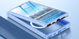 Чехол для Samsung Galaxy S24 Ultra, Shockproof, с пленкой на экран, для MagSafe, синий