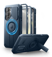 Бронированный чехол для Samsung Galaxy S25+ Plus, Dexnor CamProtect MagSafe, синий (Две рамки)
