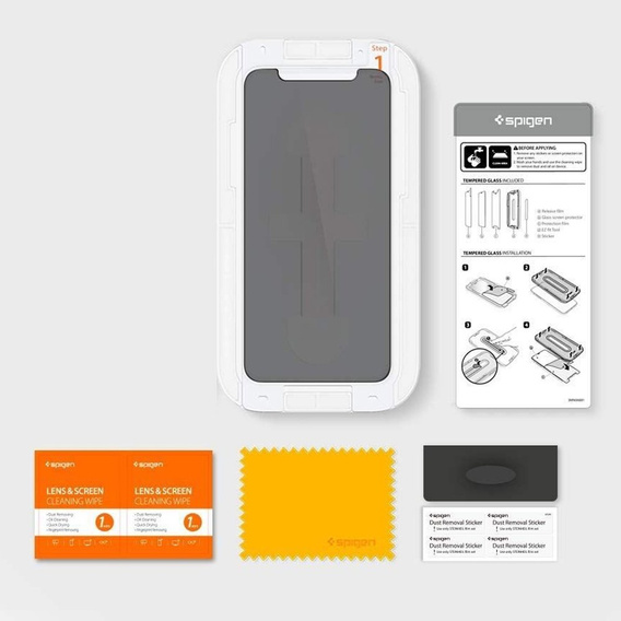 SPIGEN Privacy Загартоване скло для iPhone 11-Alm Glass.Tr Privacy