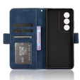 Откидной чехол для Oppo A80, Card Slot, темно-синий