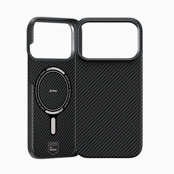 Чехол BENKS Kevlar Armor Air Carbon Fiber 600D A070 to MagSafe для iPhone 17 Pro Max