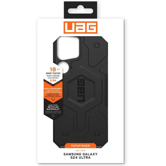 Чoхол Urban Armor Gear до Galaxy S24 Ultra, Pathfinder MagSafe, чорний