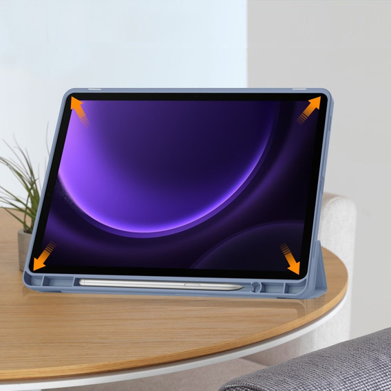 Чохол для Samsung Galaxy Tab S10 Lite / S10 FE / S9 FE, Smartcase з місцем для стилуса, фіолетовий
