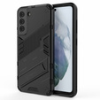 Чехол для Samsung Galaxy S21 FE, Military kickstand, синий