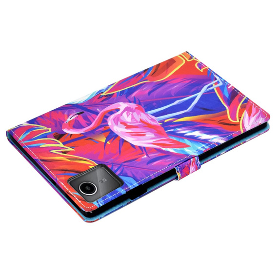 Чехол для Lenovo Tab M11, с откидной крышкой, flamingo