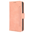 Откидной чехол для Samsung Galaxy S23 FE, Card Slot, розовый