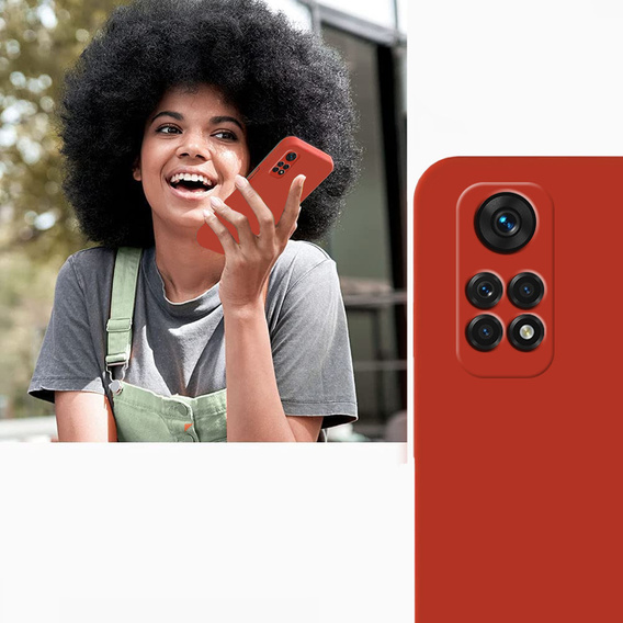 Чехол до Xiaomi Redmi Note 11 / 11S, Silicone Lite, красный