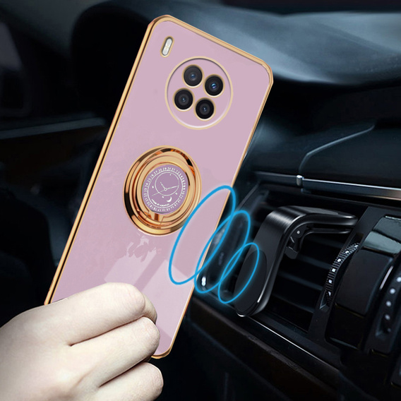 Чoхол до Huawei Nova 8i, Electro Ring, фіолетовий
