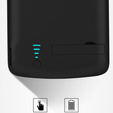 Чехол с батареей 4800mAh до Samsung Galaxy S23 Ultra, Black