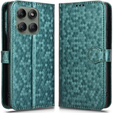 Флип-кейс для Motorola Edge 60 Pro, Wallet Rhombus, зелёный