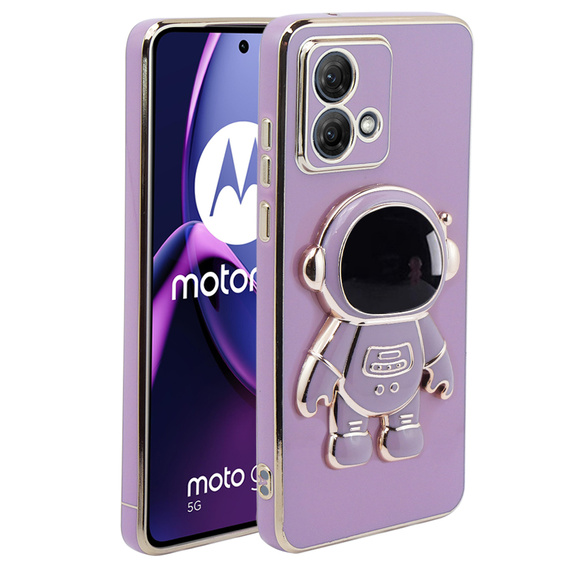 Чoхол до Motorola Moto G84 5G, Astronaut, фіолетовий