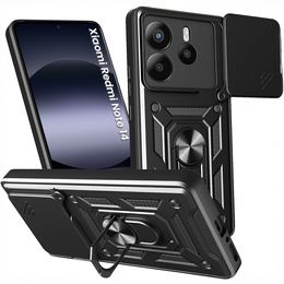 Чехол NOX Camera Slide Xiaomi Redmi Note 14 4G, CamShield Slide, чёрный