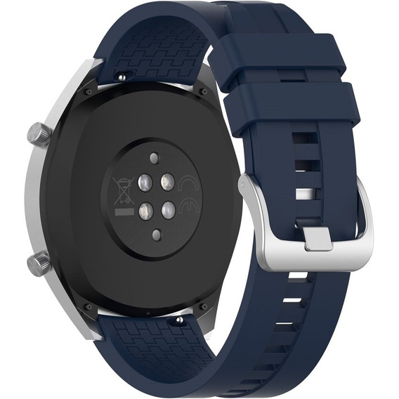 Силіконовий  ремінець для годинника Huawei Watch GT / Watch GT2, Dark blue
