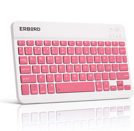 Чохол + клавіатура iPad 10.9 2022 10 Gen, Pen Slot, рожевий rose gold