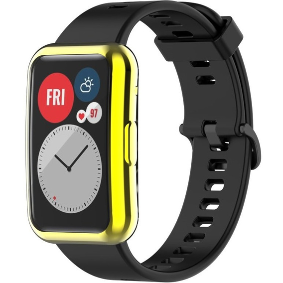 Чехол 2в1 с защитой экрана для часов Huawei Watch Fit, Gold