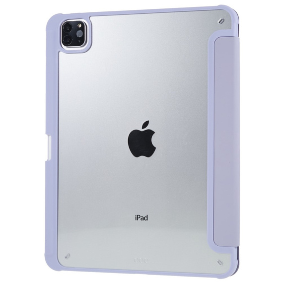 Чохол для iPad Pro 12.9" 2022/2021/2020 (6/5/4 gen.), Smartcase Hybrid, з місцем для стилуса, фіолетовий