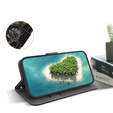 Чохол-книжка для Infinix Hot 40i, Wallet, Rose чорний