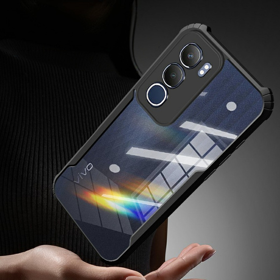 Чехол до Vivo Y19s, AntiDrop Hybrid, чёрный