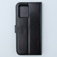 Откидной чехол для Motorola Moto G54 5G, Crazy Horse Wallet, чёрный