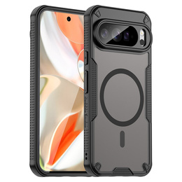 Бронированный чехол для Google Pixel 10 Pro XL, для MagSafe, матовый, черный