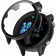 2в1 чохол та захисне скло для годинника Garmin Forerunner 955, Black