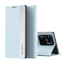 Откидной чехол для Xiaomi Redmi 10C, Side Magnetic, светло-голубой