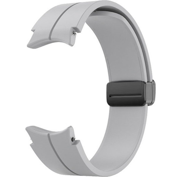 Силиконовый ремешок для Fitbit Inspire 3, Red Samsung Galaxy Watch 4 / 5 40/42/44/46/45MM PRO, Grey