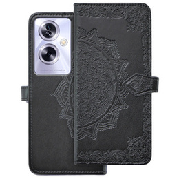 Откидной чехол для Oppo A79 5G, Mandala, чёрный