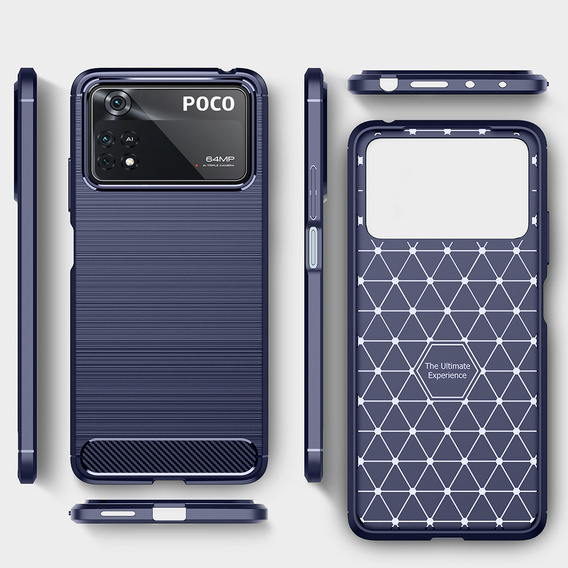 Чoхол до Xiaomi Poco X4 Pro 5G, Carbon, м'яти