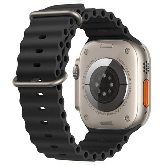 Силиконовый ремешок Apple Watch Ultra 49mm, Black