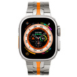 Браслет Stainless Segments до Apple Watch 7/6/5/4/SE/3/2/1 45/44/42mm, Silver